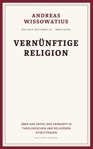 Buchcover: Vernünftige Religion